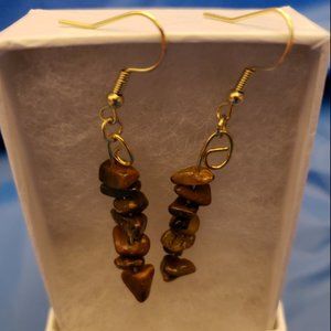 Drop hooked earring handmade